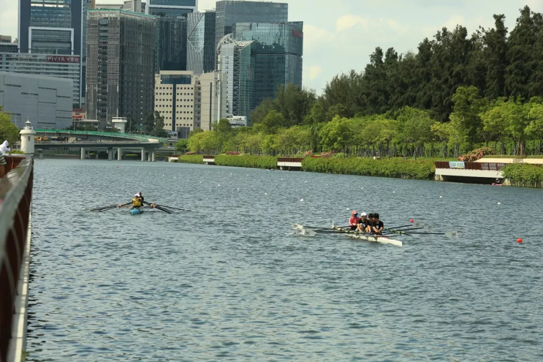 巴基斯坦选手在赛艇女子双划中获胜